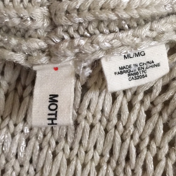 Gorgeous Anthropologie MOTH Sweater Modern Design! - Picture 8 of 8